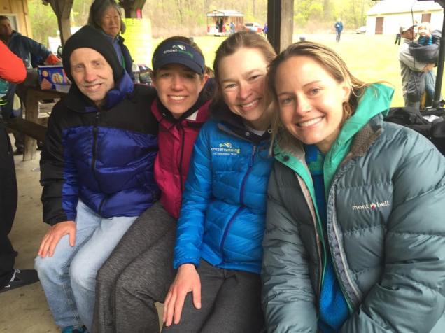 Marlin, Me, Michelle, and Bethany, post-race